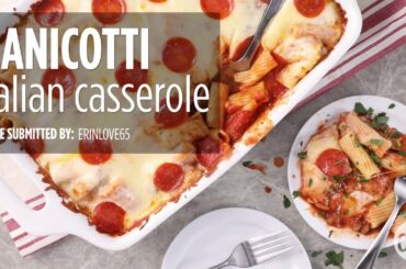 How to Make Manicotti Italian Casserole | Dinner Recipes | Allrecipes.com