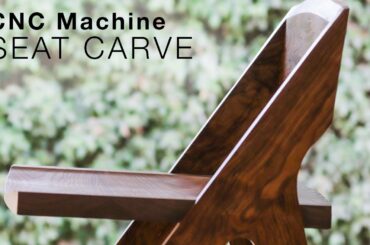 Carving a dining chair seat with a CNC machine - Shaun Boyd Made This