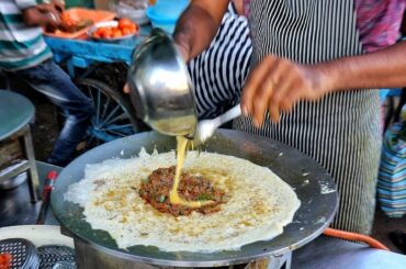 Roadside Delicious Egg Dosa |  Cheesiest Egg Recipe | Egg Street Food | Indian Street Food
