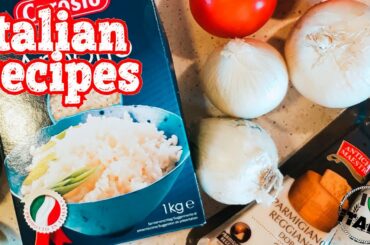 how to make VERY VERY TASTY RISOTTO  | italian recipes | rice cheese |