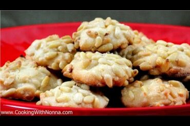 Pinoli Cookies -  Rossella's Cooking with Nonna