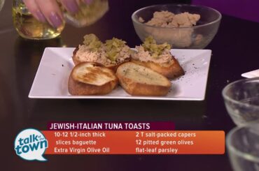 Meal and a Spiel Jewish Italian Tuna Toasts