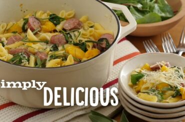 One Pot Sausage and Butternut Squash Pasta │Fall Recipes│Kroger