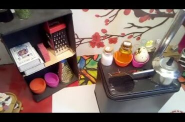 Noodles and meatballs How to cook italian food in a miniature cuisine (NUDOLS & POLPETTE)