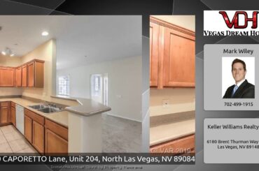 6770 CAPORETTO Lane, Unit 204, North Las Vegas, NV 89084