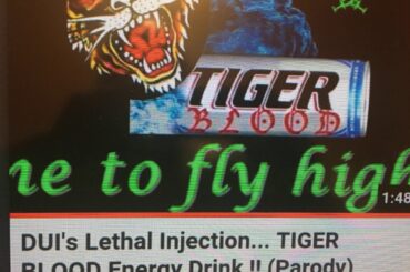 Tiger blood energy drink italy offense??