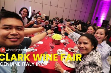 First ever Clark Wine Fair. Thank you Genuine Italy Inc.