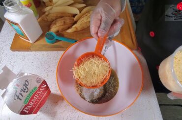 Potato Wedges: Italian (Home made)