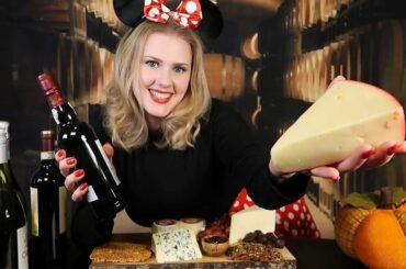 Minnie Mouse Wine 🍷Cheese 🧀 Pairing ASMR