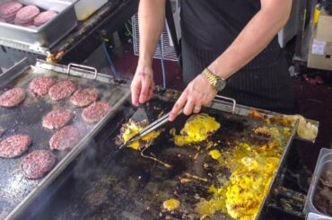 Argentina Angus Burgers, Melted Cheddar Cheese, Pulled Pork and More. Italy Street Food
