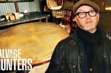Bidding For An Upcycled Brass Top Dining Table | Salvage Hunters