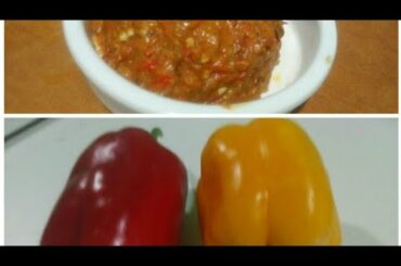 Capsicum Vorta Recipe.