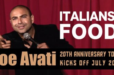 Italians & Food | Joe Avati: LIVE (DVD)