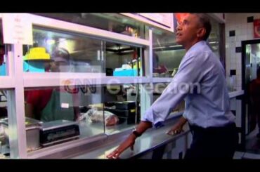 OBAMA VISITS KANSAS CITY BBQ RESTAURANT