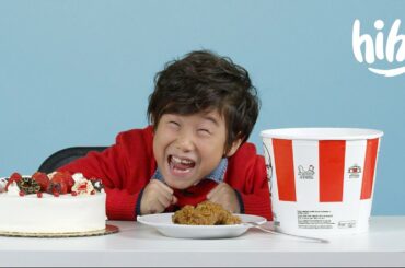 Christmas Foods | American Kids Try Food from Around the World - Ep 10 | Kids Try | Cut