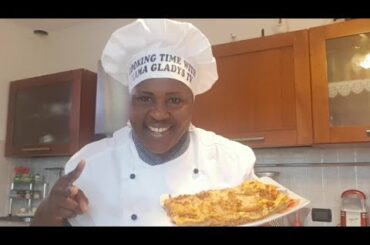 Cooking Time With Mama Gladys, Italian Food Lasgna