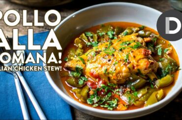 Pollo Alla Romana- Italian Chicken Stew!