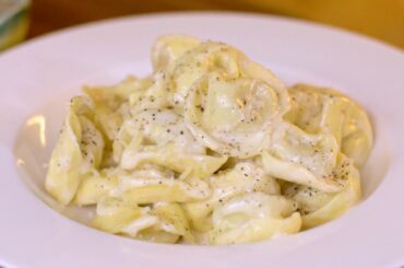 Tortellini in a Creamy Parmesan Sauce Recipe AS SEEN ON TV by Nick Stellino [3 Ingredients!]