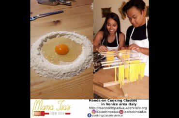 Mama Isa's Cooking School | Pasta from scratch Ravioli and Fettuccine  Isacookinpadua.altervista.org