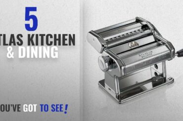 Atlas Top 10 Kitchen & Dining [2018]: Marcato Atlas Pasta Machine, Made in Italy, Includes Pasta