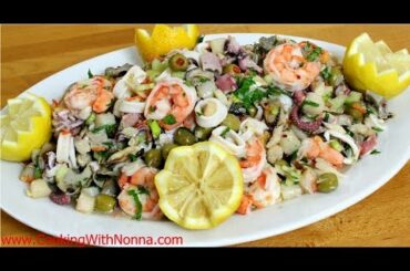 Seven Fishes Seafood  Salad -  Rossella's Cooking with Nonna