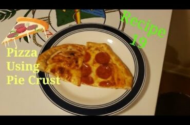 Recipe 19- Pizza ( Using Pie Crust ) Lenin's Kitchen 🍕🥧