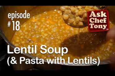 Lentil Recipes, Lentil Soup, or Pasta with Lentils (with secret ingredient) How to Make!