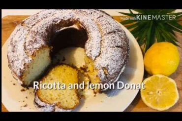 Ricotta cheese and Lemon Donuts Cake || Ciambellone Italian Recipe || Jimi’s Kitchen