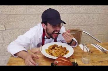 Cooking Pappardelle with Gush Etzion Winery