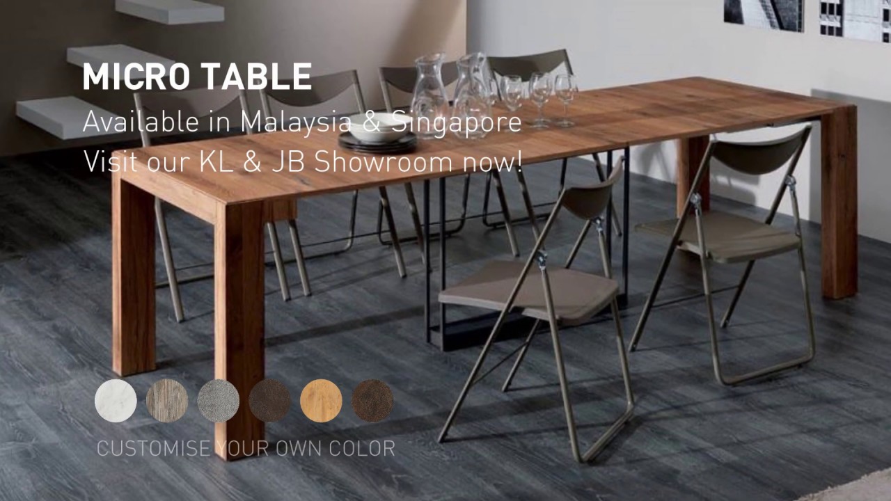 MICRO TABLE | Transformable Console Table to Dining Table! MICRO TABLE | Transformable Console Table to Dining Table!