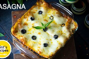 लसानिया बनाइये घर पे हिंदी में | Lasagna Recipe In Hindi | Lasaniya Recipe | Mintsrecipes