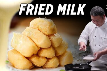 Melt in Your Mouth Fried Milk by Chinese Masterchef • Taste The Chinese Recipes Show
