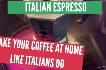 HOW TO MAKE AN ITALIAN ESPRESSO - Forget the coffee pods! - AUTHENTIC COFFEE TASTE