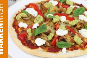 Chicken Fajita Pizza Recipe - Mexican & Italian Magic - Recipes by Warren Nash