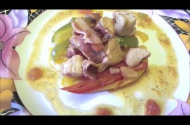 Chicken in the Roman way - Italian cuisine, gluten free