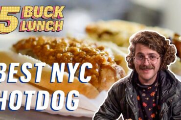 The Best Hot Dog in NYC || 5 Buck Lunch