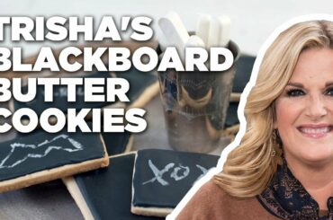 Trisha Yearwood Makes Blackboard Butter Cookies | Food Network