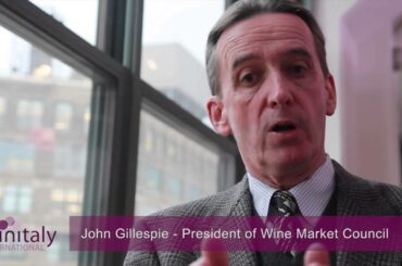 John Gillespie at Vinitaly International New York 2013 on Italian Wine Consumption in the USA