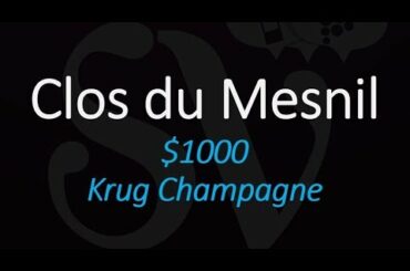 Krug Clos du Mesnil Champagne - Wine information, Price & Pronunciation