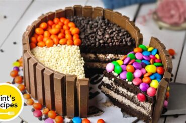 किसी भी पैन में बनाइये ये किटकैट केक | KitKat Cake in Pan | Cake Recipe in Hindi