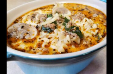 Italian Sausage Pasta Soup Recipe