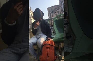 Desi Drunk in sea Taxi, Venice Italy