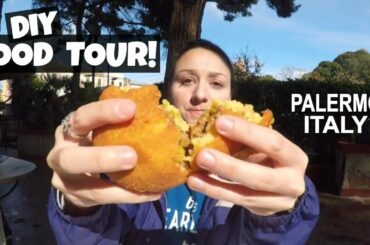 DIY FOOD TOUR in PALERMO! What to Eat in Sicily, Italy //  157