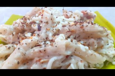 Tasty White sauce pasta recipe || Italian Pasta Recipe || White sauce pasta kaise banate hai