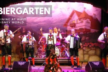 Biergarten Restaurant in Germany at EPCOT Full Dining Experience