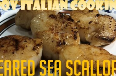 How to Make Perfectly Seared Sea Scallops - POV Italian Cooking Episode 116