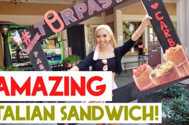 🌯 BEST ITALIAN food in San Diego! 🤤 TORPASTA the PASTA STUFFED SANDWICH!