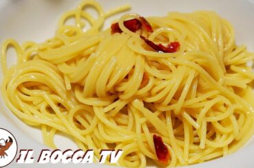 218 - Spaghetti aglio olio e peperoncino...primo piatto sopraffino! (sub eng)(original light recipe)