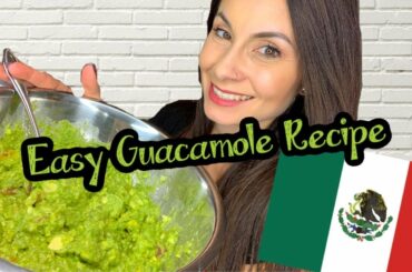 EASY GUACAMOLE RECIPE-STEP BY STEP