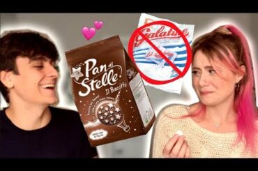 American girlfriend tries Italian treats